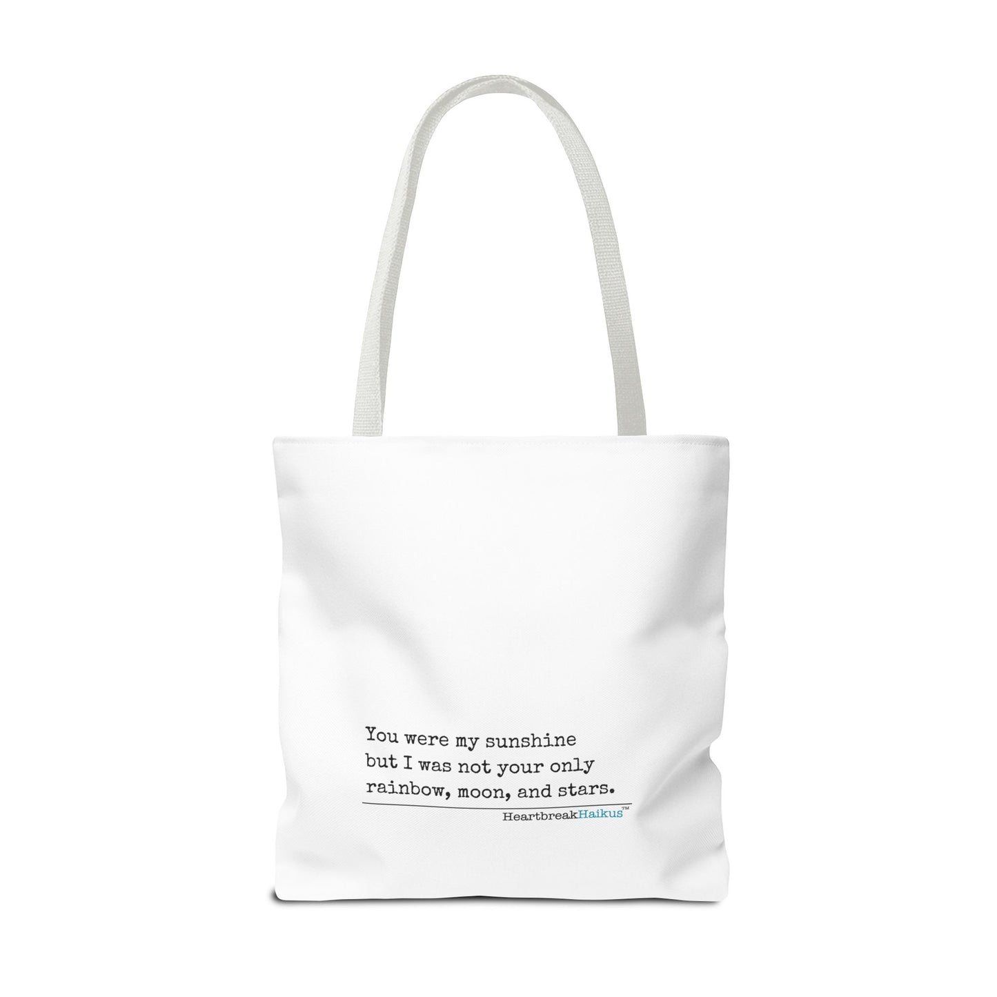 You Were My Sunshine Haiku - Tote Bag (Dual-sided print - Pastel Design)