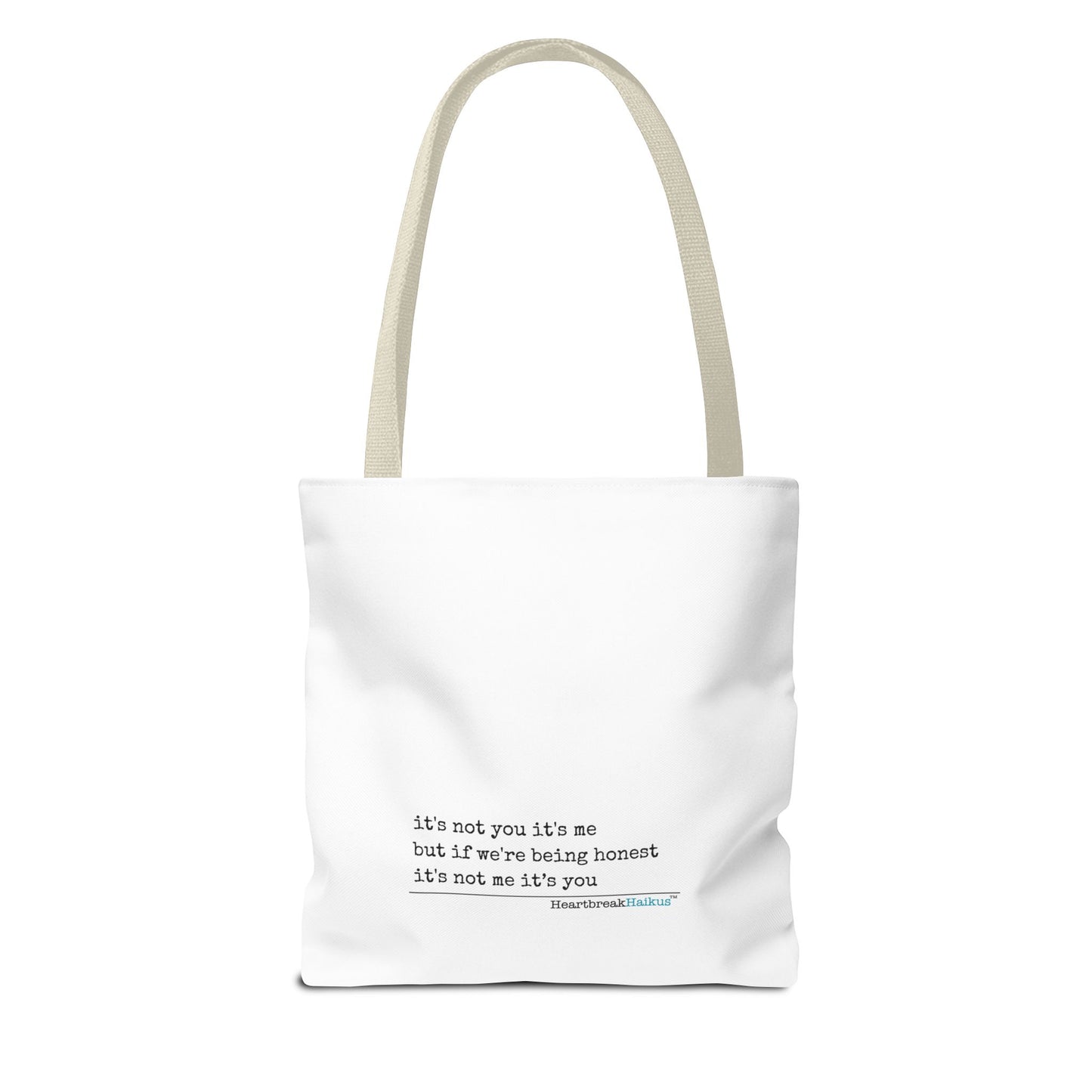 It's Not You/Me Haiku - Tote Bag (Rainbow Hearts Collection)