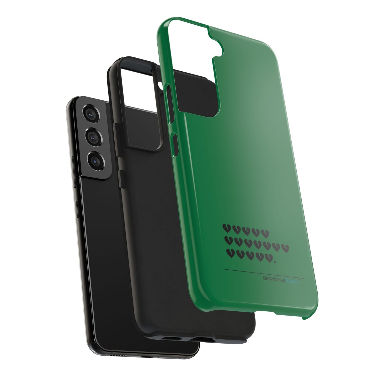 Hieroglyph Heartbreak Haiku Tough Phone Cases (evergreen)