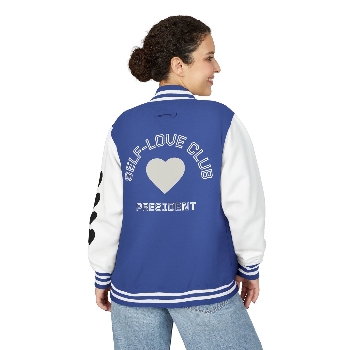 Self-Love Club President - Letterman-Style Jacket