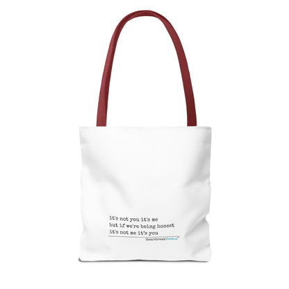 It's Not You/Me Haiku - Tote Bag (Rainbow Hearts Collection)