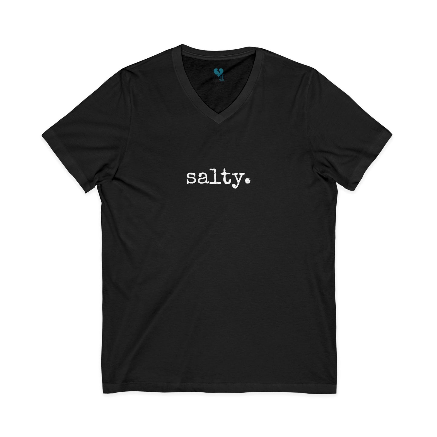 Salty - Jersey Short Sleeve V-Neck Tee (The One Word Collection)