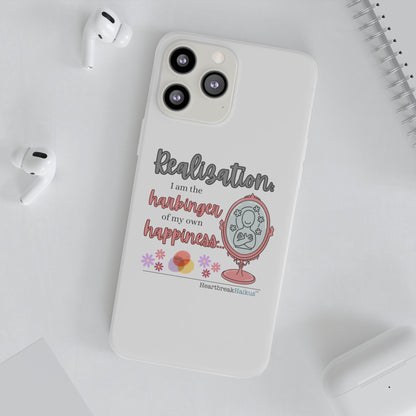 Harbinger of Happiness Haiku - Semi-Transparent Flexible iPhone Case
