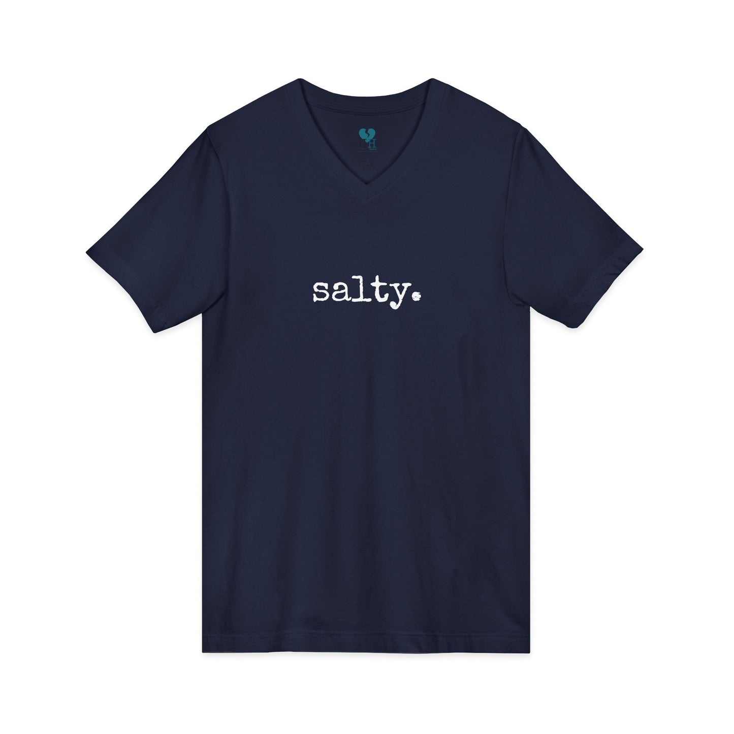 Salty - Jersey Short Sleeve V-Neck Tee (The One Word Collection)