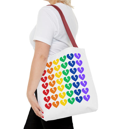 It's Not You/Me Haiku - Tote Bag (Rainbow Heartbreak Collection - Only Hearts Design)