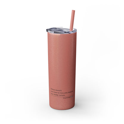 Medusa and Your Daddy Haiku - Skinny Venti Tumbler with Eco-Friendly, Reusable, Matching Straw, 20oz