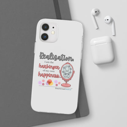 Harbinger of Happiness Haiku - Semi-Transparent Flexible iPhone Case