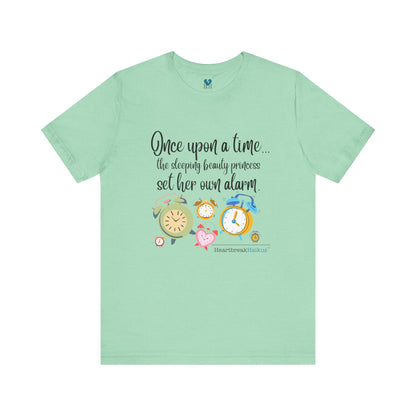 Sleeping Beauty's Alarm Haiku - Short Sleeve T-Shirt