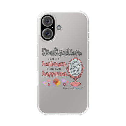 Harbinger of Happiness Haiku - Semi-Transparent Flexible iPhone Case
