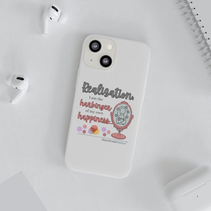 Harbinger of Happiness Haiku - Semi-Transparent Flexible iPhone Case