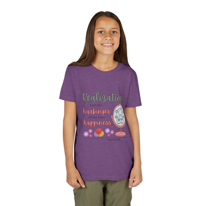 Harbinger of Happiness Haiku - Youth Medium-Weight Happiness Tee
