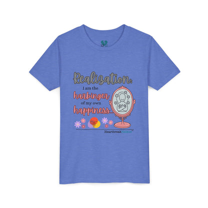 Harbinger of Happiness Haiku - Youth Medium-Weight Happiness Tee