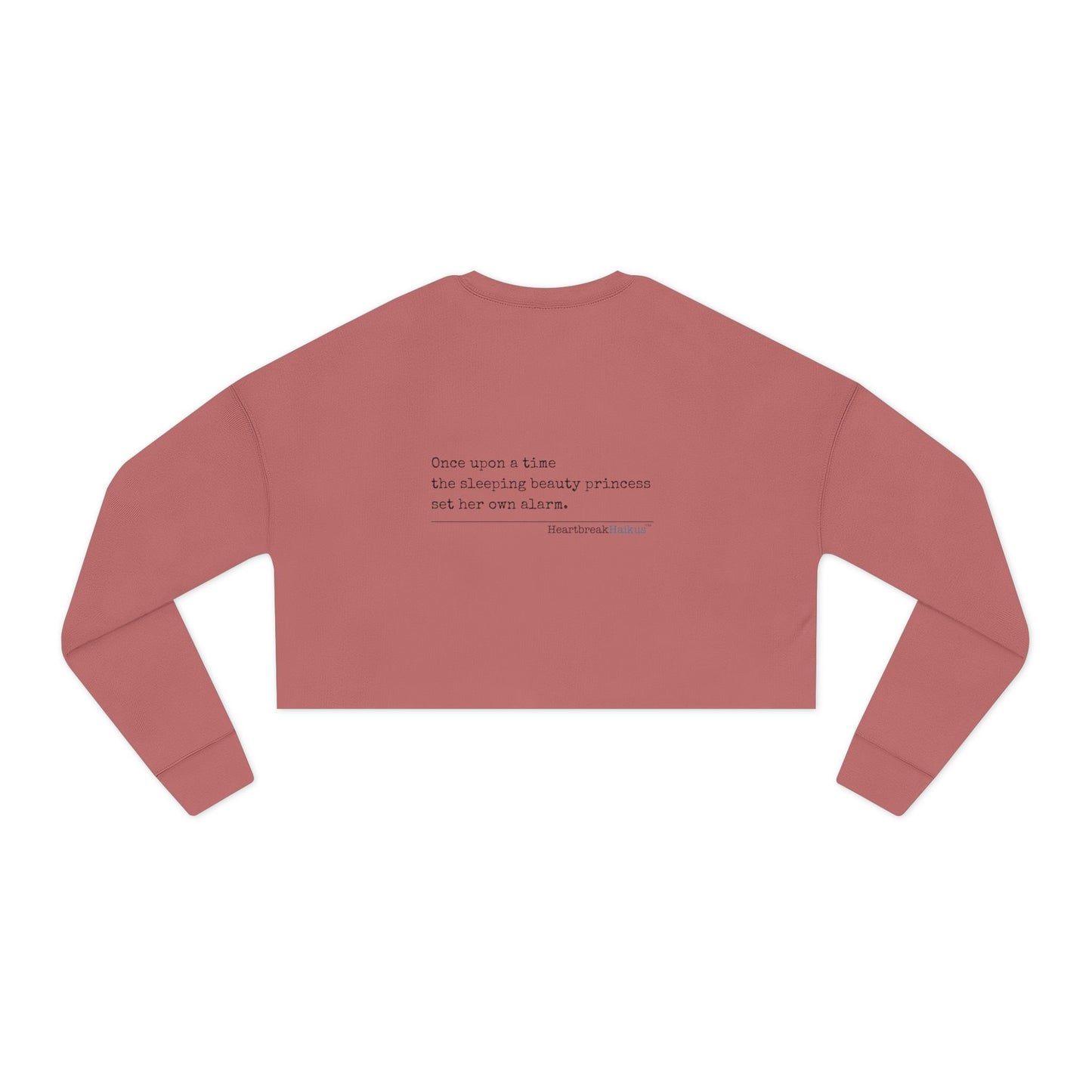 Sleeping Beauty's Alarm - Women's Cropped Sweatshirt