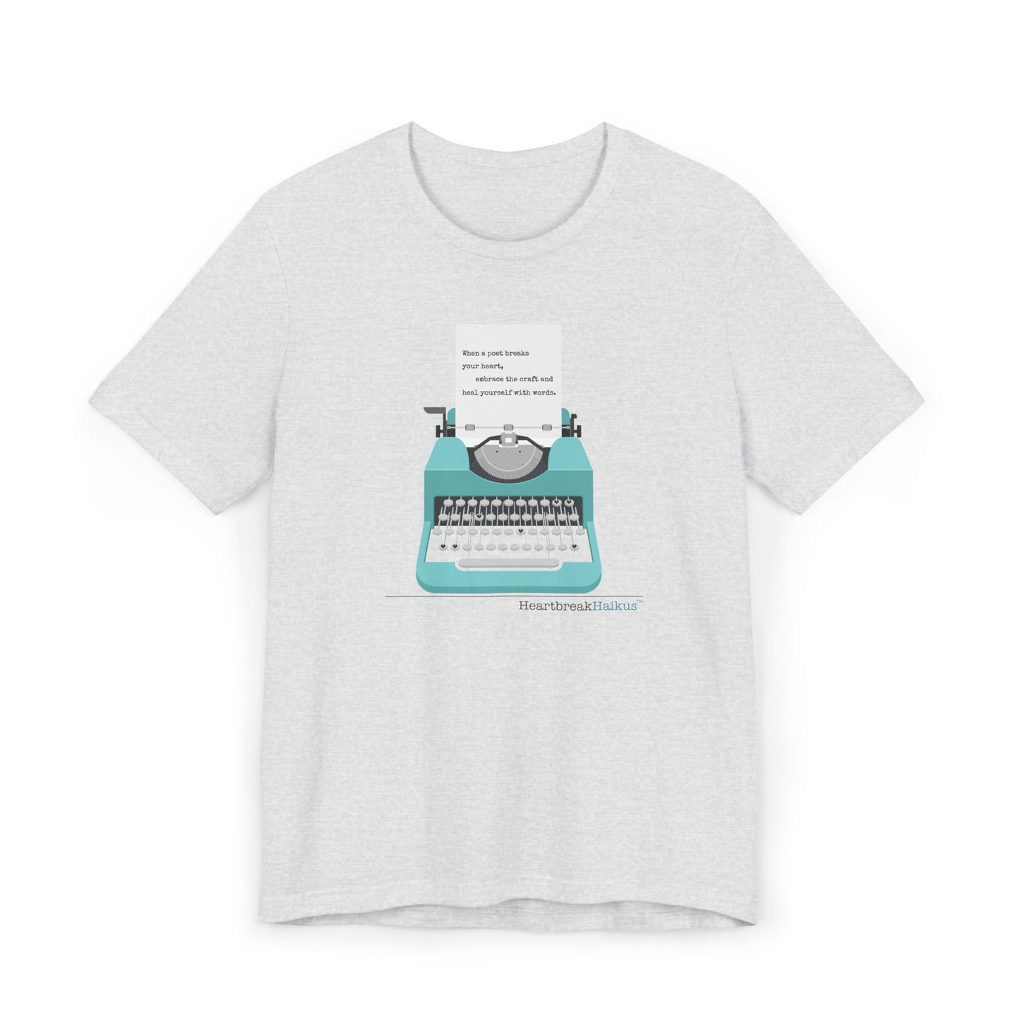 Heal Yourself with Words Haiku - Lightweight Jersey T-Shirt