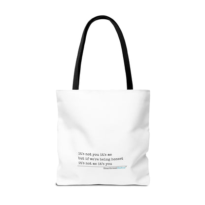 It's Not You/Me Haiku - Tote Bag (Rainbow Hearts Collection)