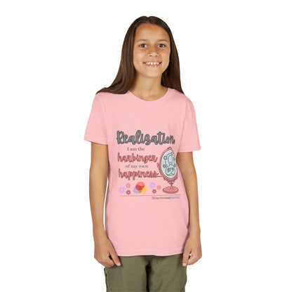 Harbinger of Happiness Haiku - Youth Medium-Weight Happiness Tee