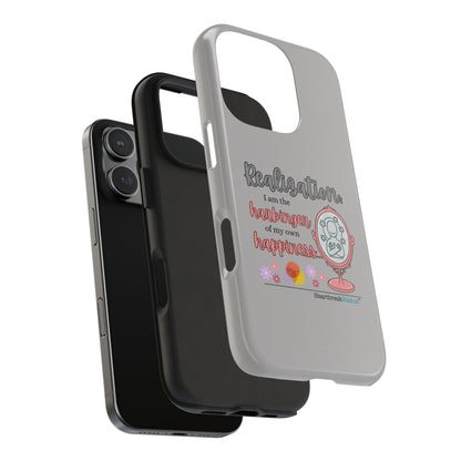 Harbinger of Happiness Tough Phone Cases (light grey)