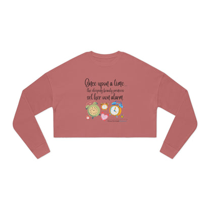 Sleeping Beauty's Alarm - Women's Cropped Sweatshirt