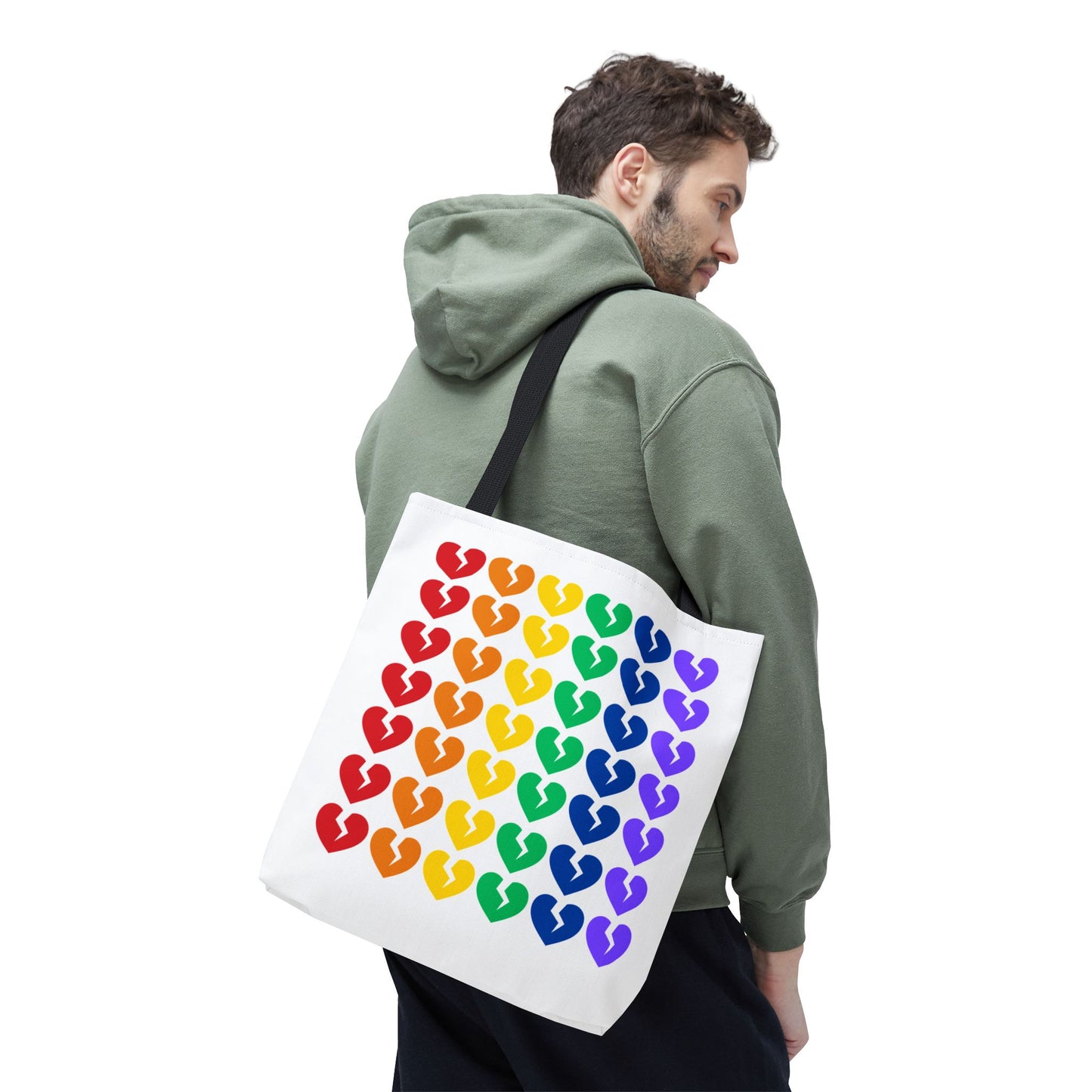 It's Not You/Me Haiku - Tote Bag (Rainbow Heartbreak Collection - Only Hearts Design)