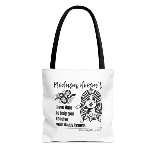 Medusa and Your Daddy Haiku - Tote Bag (Dual-sided print)