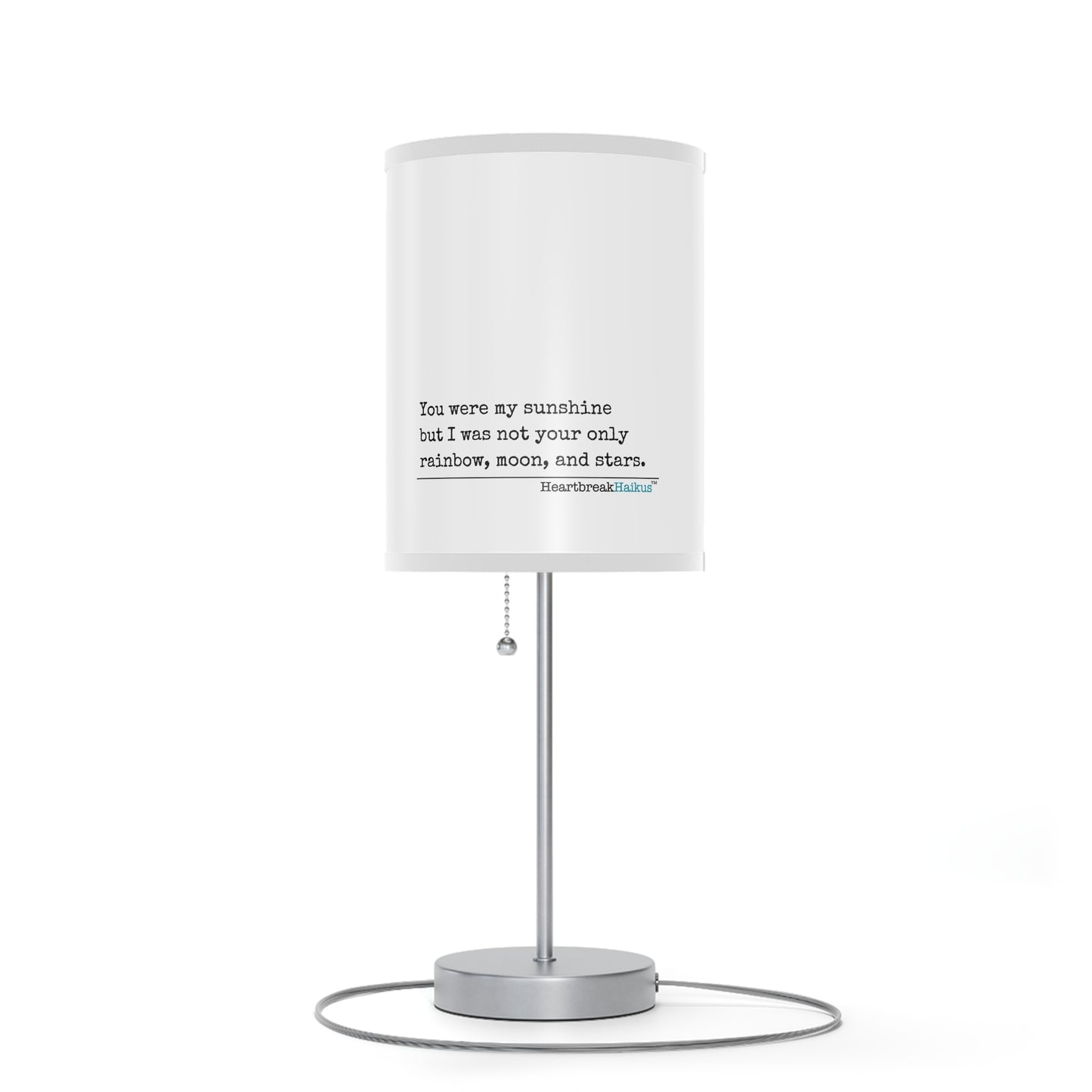 You Were My Sunshine Haiku - Modern Table Lamp (Summer 2025 Collection)
