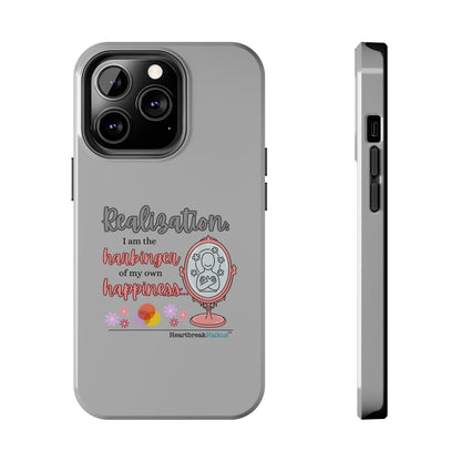Harbinger of Happiness Tough Phone Cases (light grey)