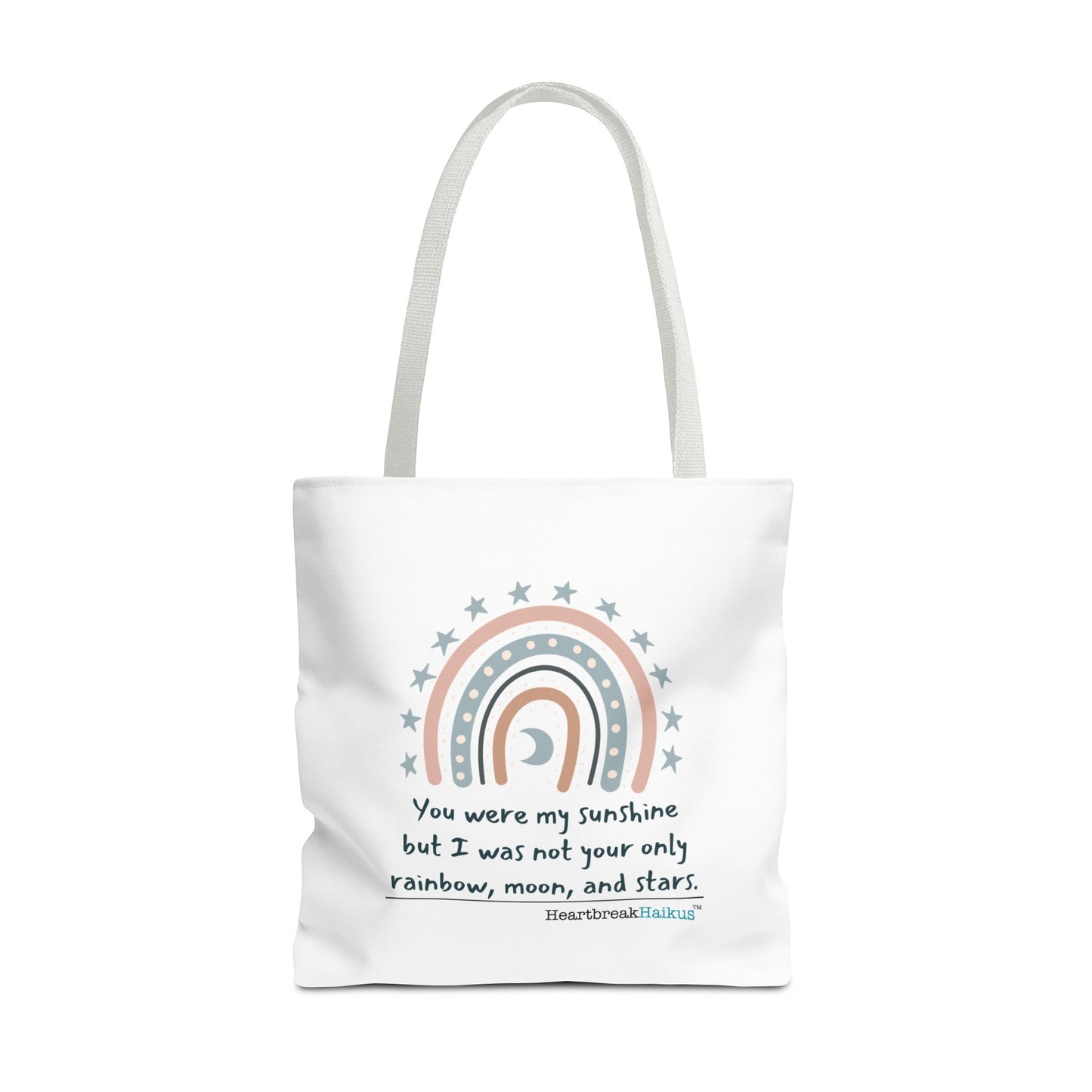 You Were My Sunshine Haiku - Tote Bag (Dual-sided print - Pastel Design)