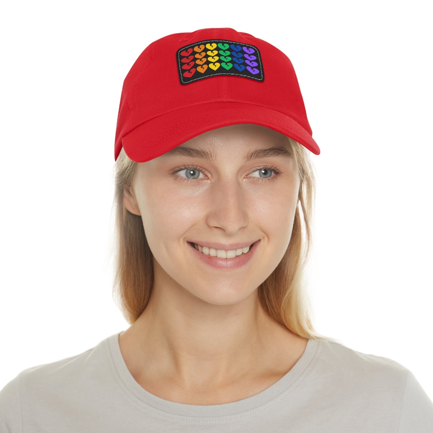 Only Hearts - Adjustable Baseball Cap (Rainbow Hearts Collection)