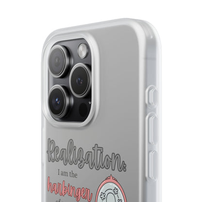 Harbinger of Happiness Haiku - Semi-Transparent Flexible iPhone Case