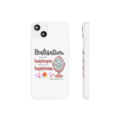 Harbinger of Happiness Haiku - Semi-Transparent Flexible iPhone Case