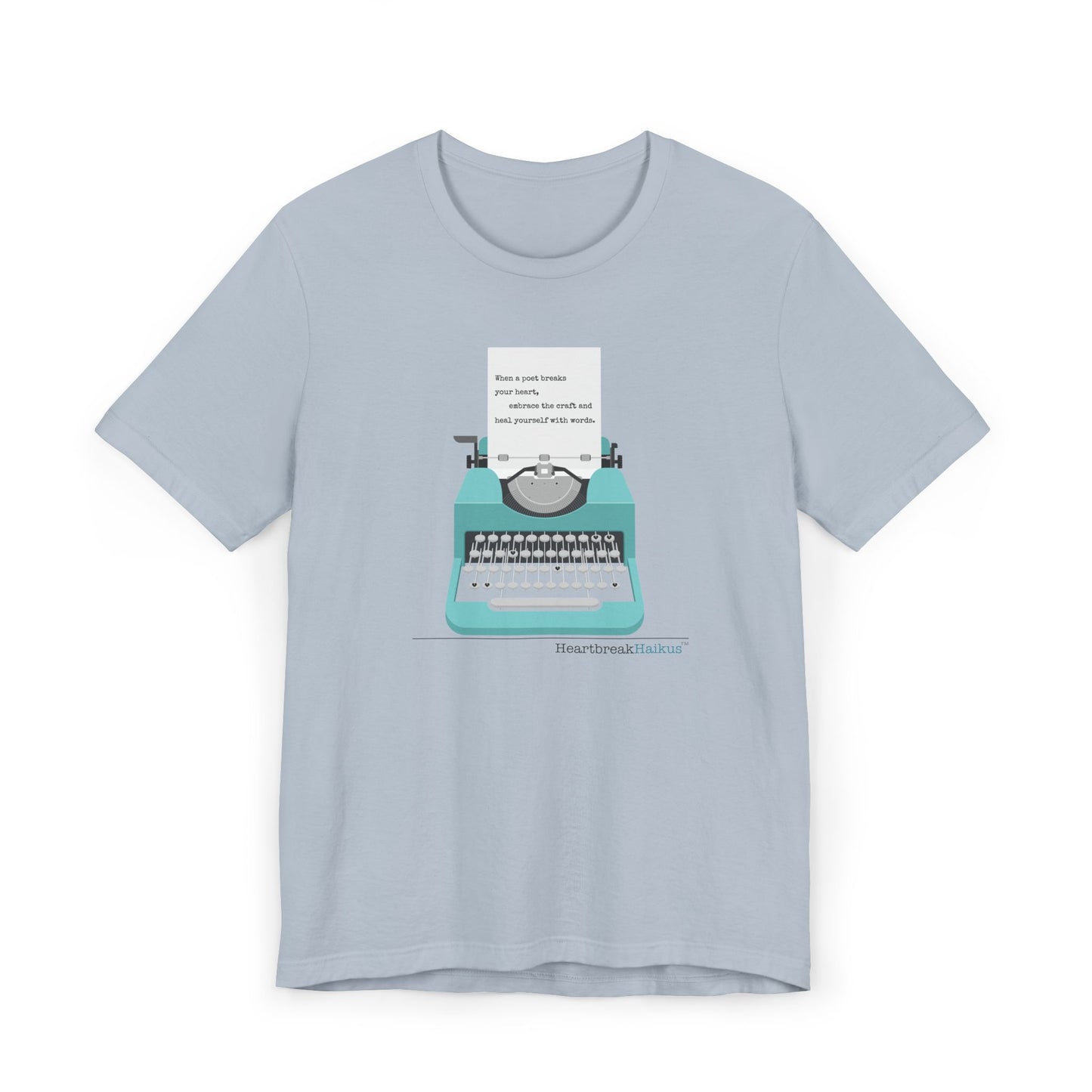 Heal Yourself with Words Haiku - Lightweight Jersey T-Shirt
