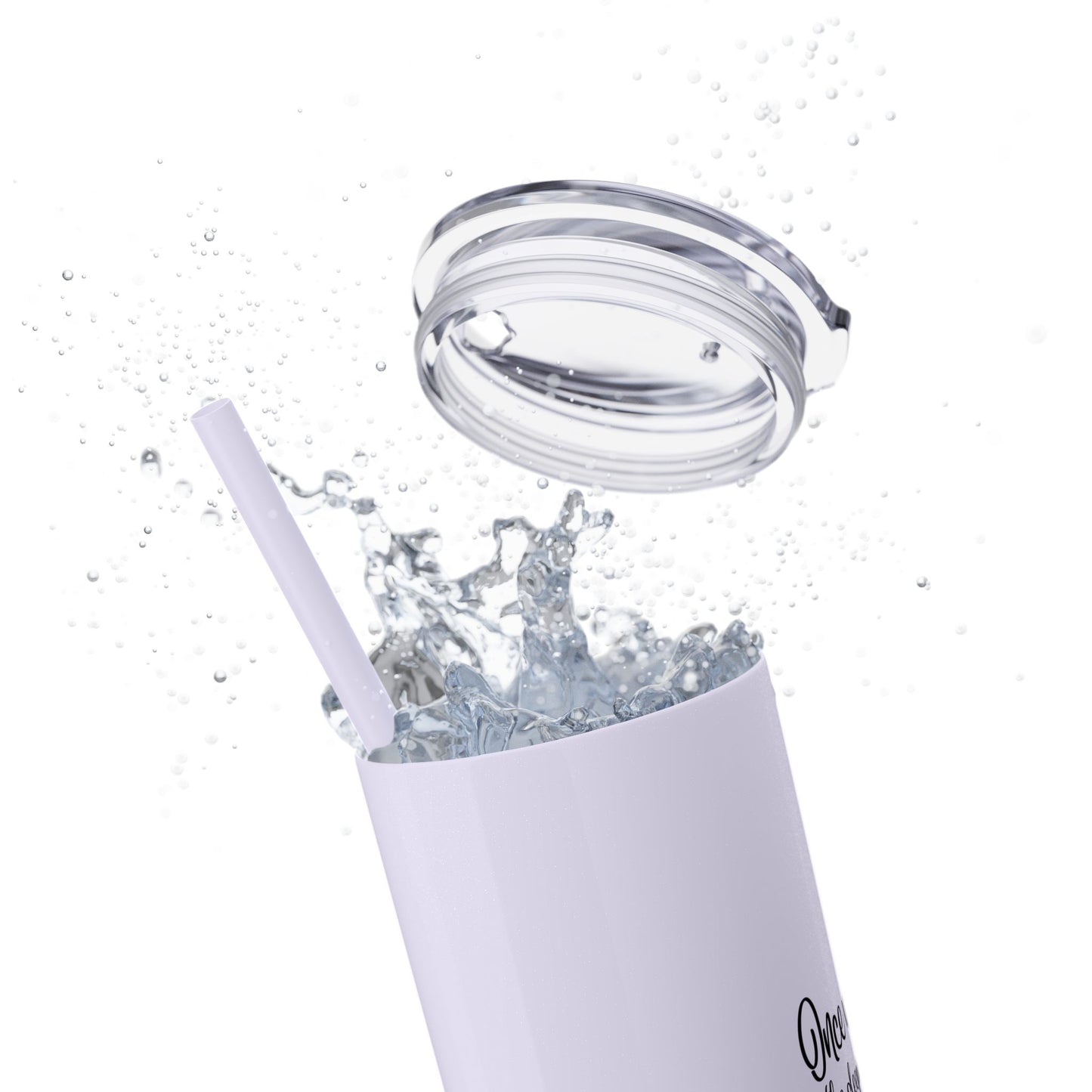 Sleeping Beauty's Alarm Haiku - Skinny Venti Tumbler with Eco-Friendly, Reusable, Matching Straw, 20oz