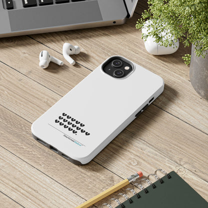 Hieroglyph Heartbreak Haiku Tough Phone Cases (white)
