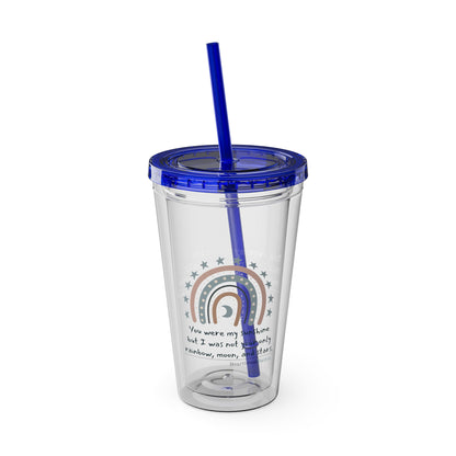You Were My Sunshine Haiku. Sunsplash Tumbler with Straw, 16oz.  (Summer 2025 collection)