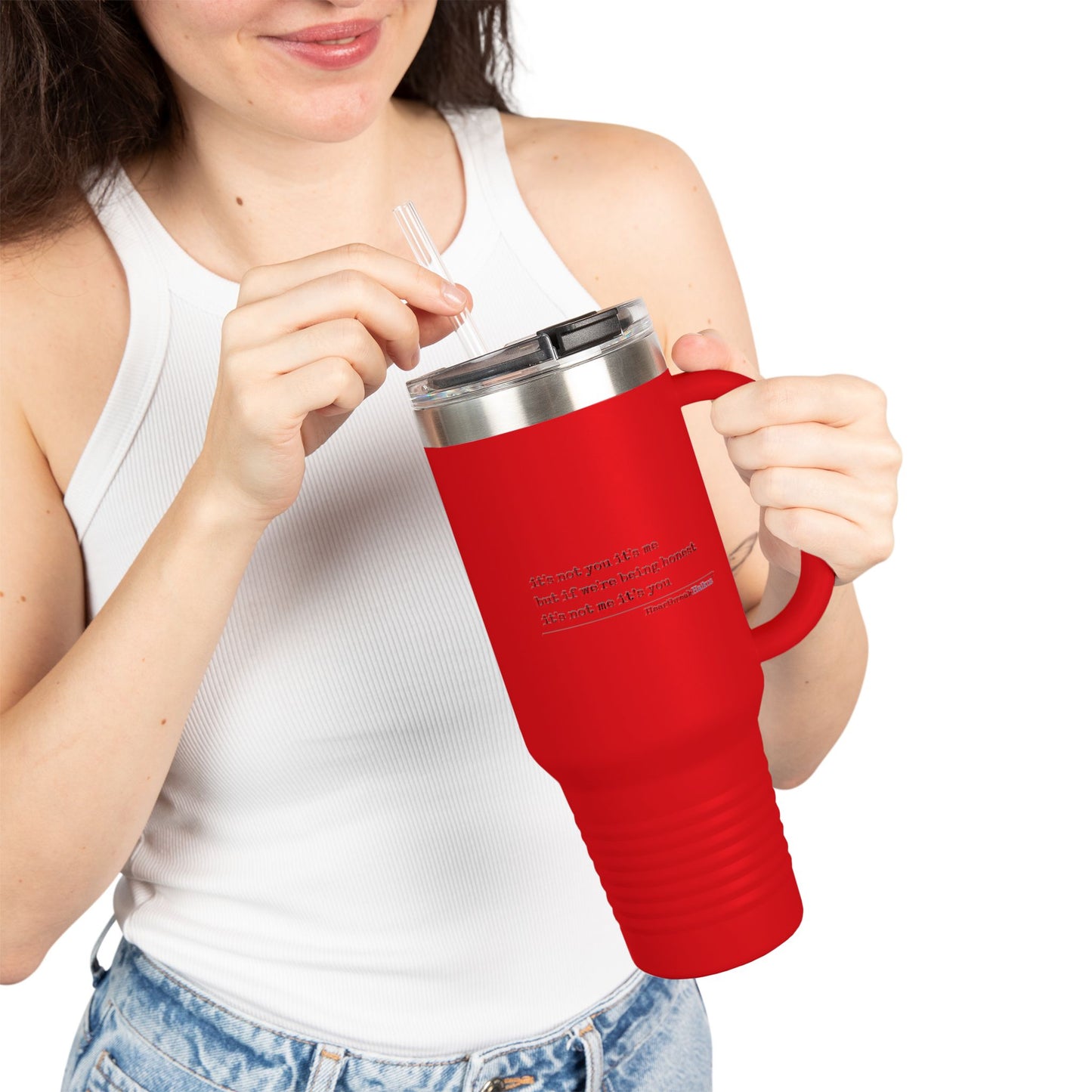 it's not you/me... - Insulated Travel Mug, 40oz
