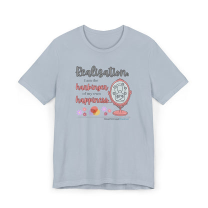 Harbinger of Happiness Haiku - Lightweight Jersey T-Shirt
