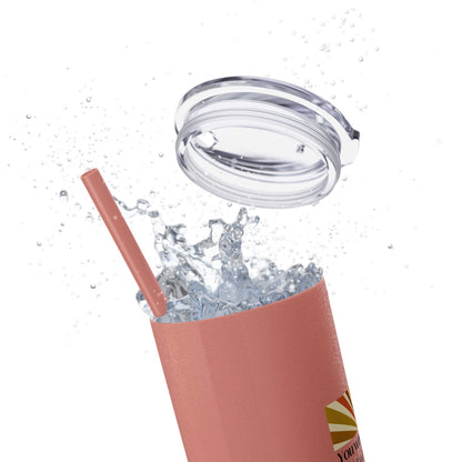 You Were My Sunshine Haiku - Skinny Venti Tumbler with Eco-Friendly, Reusable, Matching Straw, 20oz