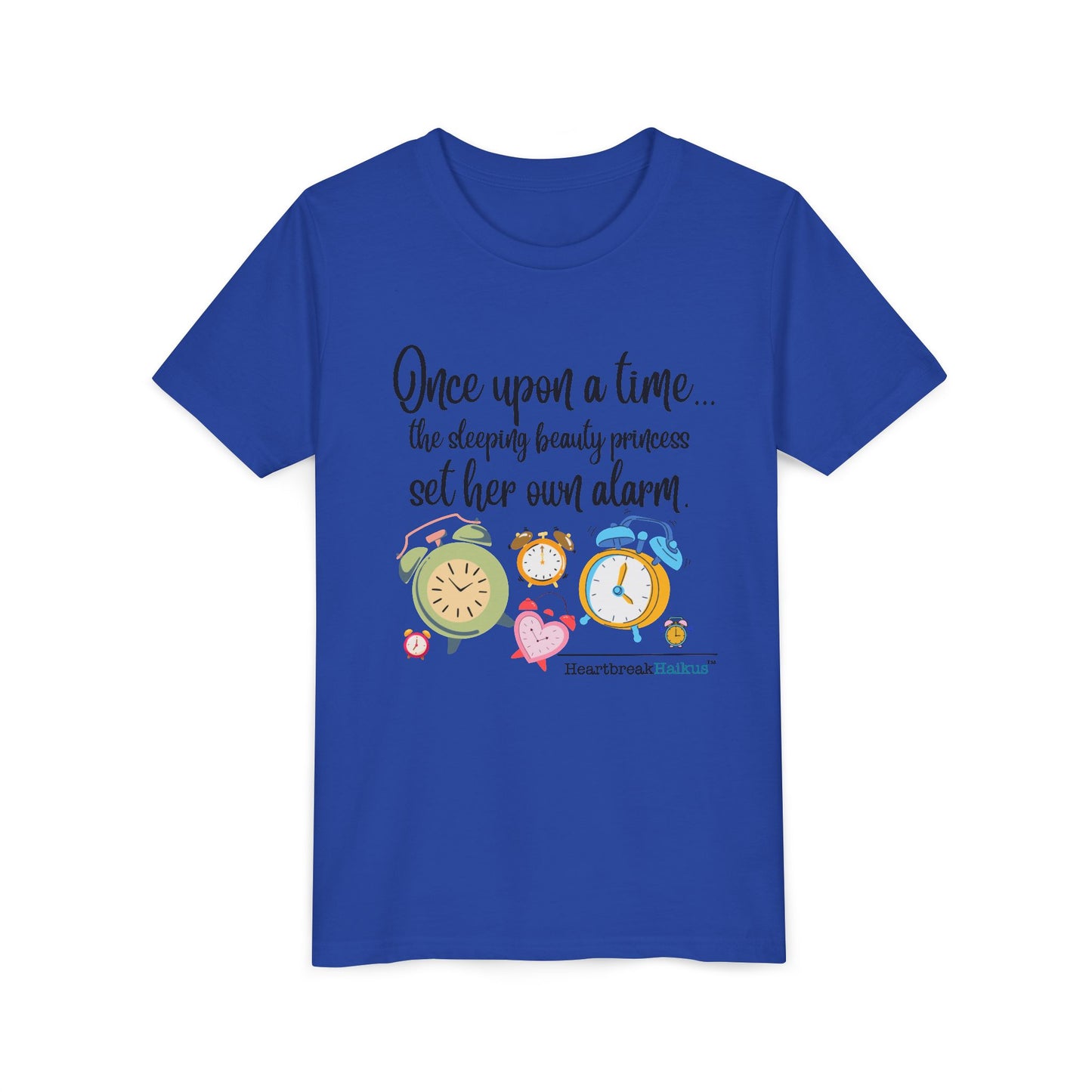 Sleeping Beauty's Alarm Haiku - Youth Short Sleeve Tee