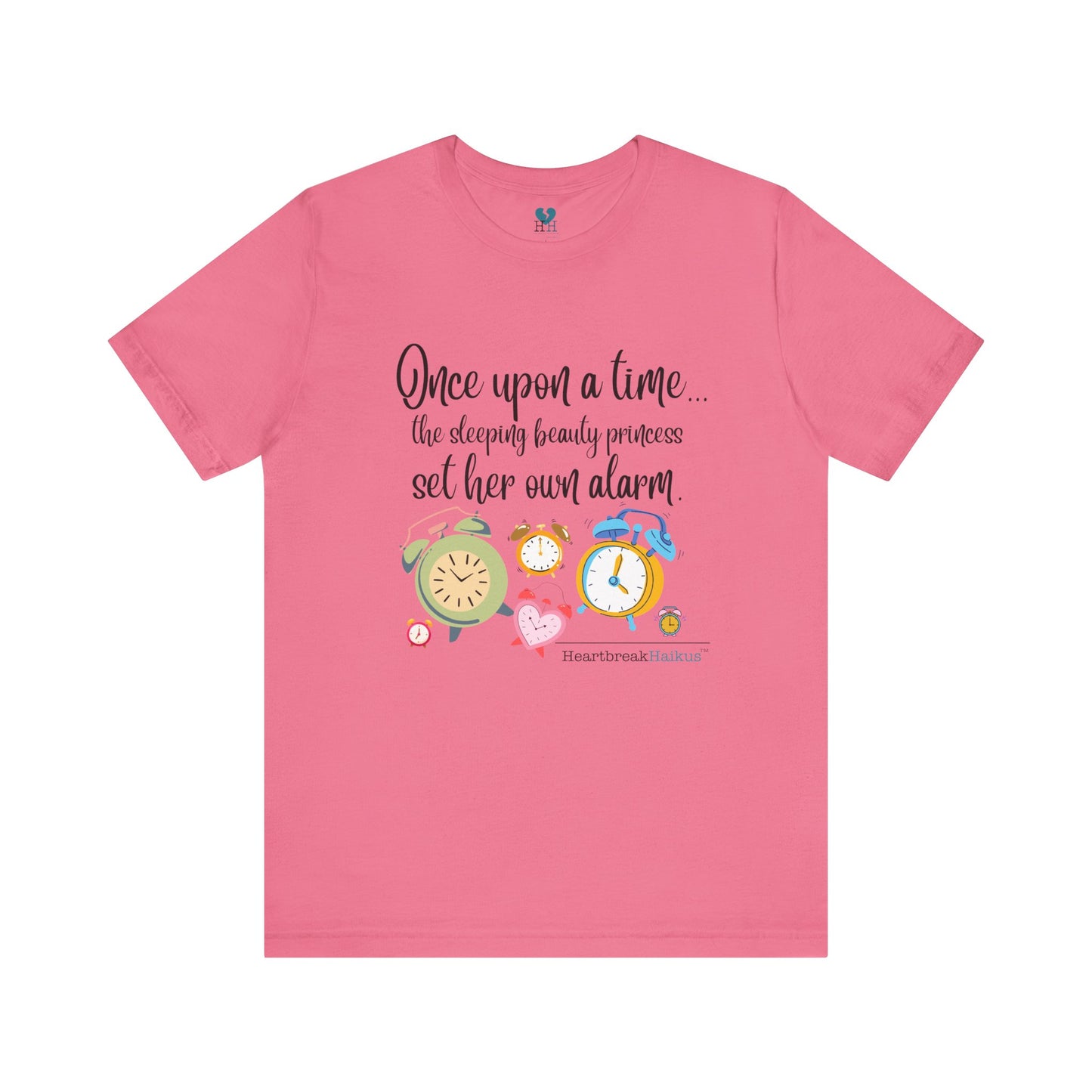 Sleeping Beauty's Alarm Haiku - Short Sleeve T-Shirt