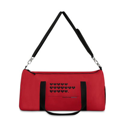 Hieroglyph Heartbreak Haiku - Duffel Bag (holiday red)