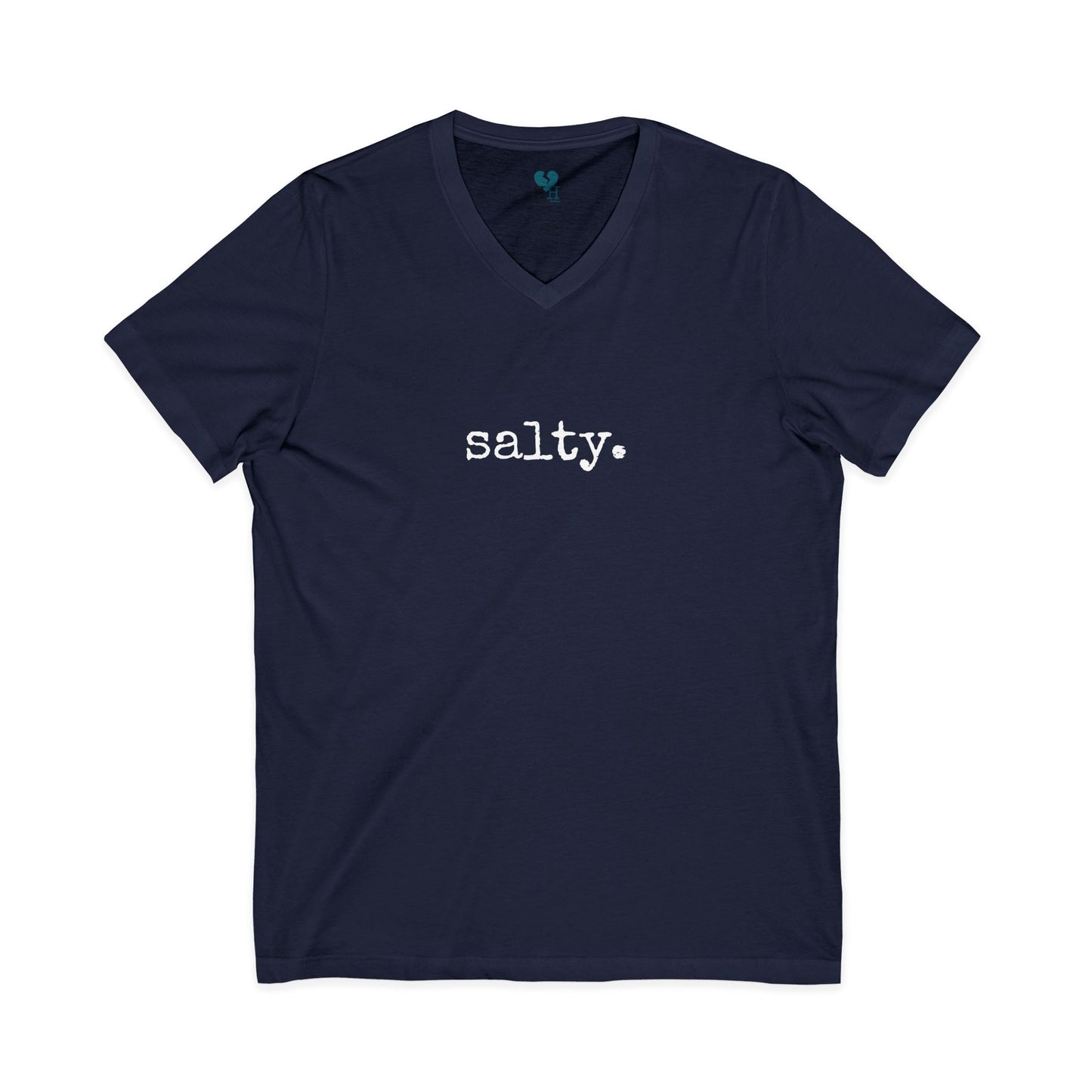 Salty - Jersey Short Sleeve V-Neck Tee (The One Word Collection)