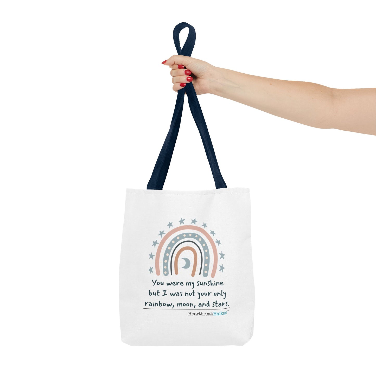 You Were My Sunshine Haiku - Tote Bag (Dual-sided print - Pastel Design)
