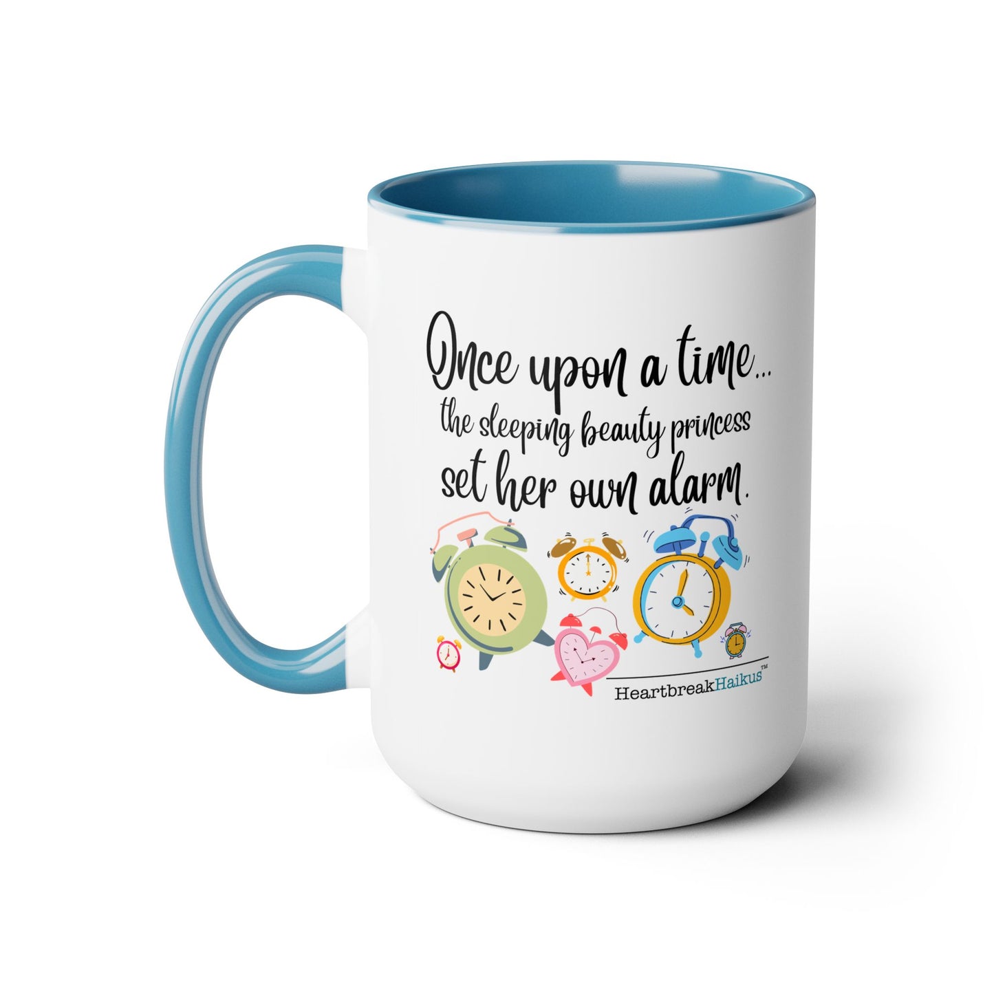 Sleeping Beauty's Alarm - Two-Tone, Coffee Mug, 15oz - Dual-Sided Printing