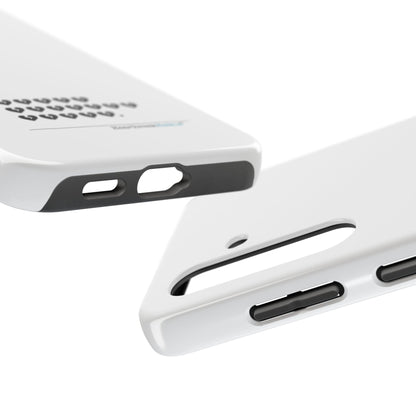 Hieroglyph Heartbreak Haiku Tough Phone Cases (white)