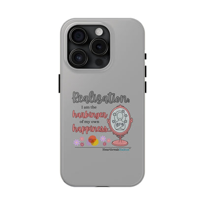 Harbinger of Happiness Tough Phone Cases (light grey)