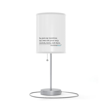 You Were My Sunshine Haiku - Modern Table Lamp