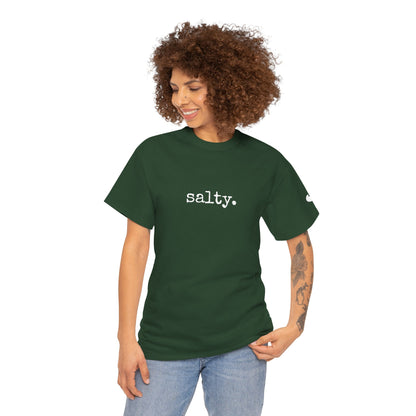 Salty. Graphic Tee — Minimalist T-Shirt (The One Word Collection)