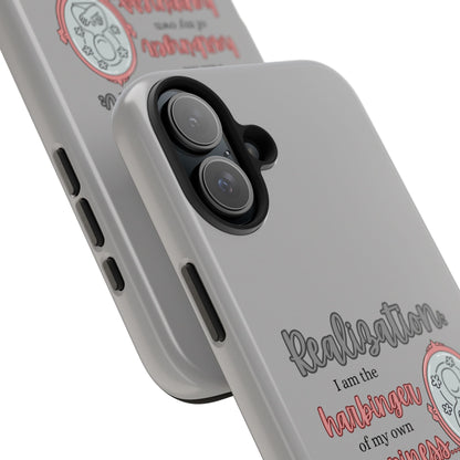 Harbinger of Happiness Tough Phone Cases (light grey)