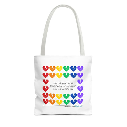 It's Not You/Me Haiku - Tote Bag (Rainbow Hearts Collection)