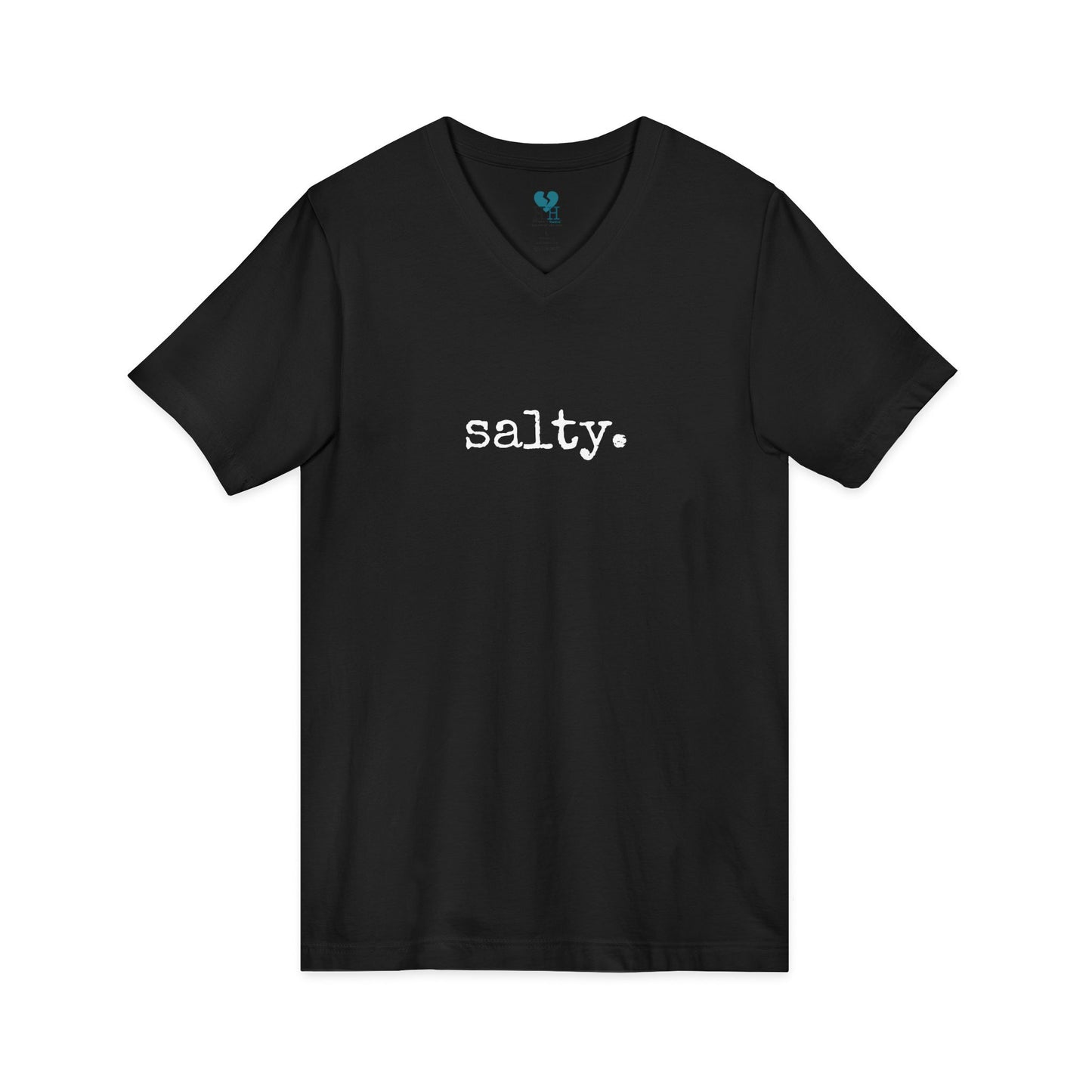 Salty - Jersey Short Sleeve V-Neck Tee (The One Word Collection)